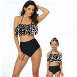 Luna Mom and Daughter Ruffle Bikini