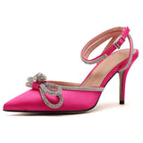 Luna Rhinestone Bow Shoes