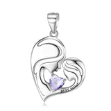 Luna S925 Silver Best Mom Necklace and Pendant