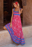 Luna Wavy Maxi Dress