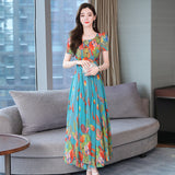 Luna Printed Maxi Dress
