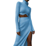 Luna Threaded Skirt Top Set