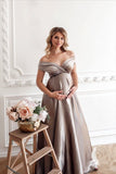 Luna V Neck Maternity Formal Dress