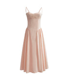 Luna Low-Cut Suspender Dress