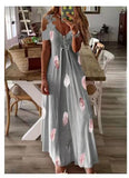 Luna Maxi Print Dress