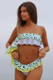 Luna Strapless Split Bikini