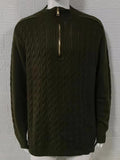 Luna Men's Half Turtleneck Long Sleeve Sweater