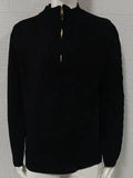 Luna Men's Half Turtleneck Long Sleeve Sweater