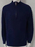 Luna Men's Half Turtleneck Long Sleeve Sweater