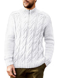 Luna Men's Half Turtleneck Long Sleeve Sweater