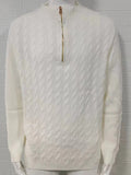 Luna Men's Half Turtleneck Long Sleeve Sweater