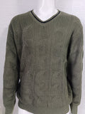 Luna Men's V-Neck Knitted Sweater