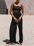 Luna Wide Leg Pants Top Set