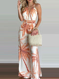 Luna Irregular Halter Neck Jumpsuit