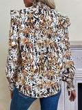 Luna Leopard Biz Long Sleeve Top