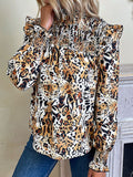 Luna Leopard Biz Long Sleeve Top