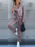 Luna Shiny Tracksuit Set