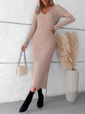 Luna Long Slim Sweater Dress