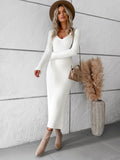 Luna Long Slim Sweater Dress