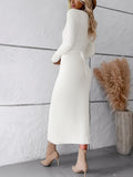 Luna Long Slim Sweater Dress