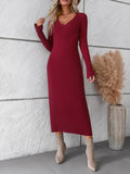 Luna Long Slim Sweater Dress