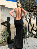 Luna Backless Long Tube Dress