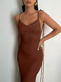 Luna Backless Long Tube Dress