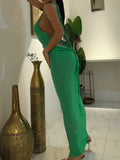 Luna Backless Long Tube Dress