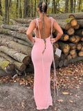 Luna Backless Long Tube Dress