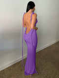 Luna Backless Long Tube Dress