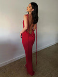 Luna Backless Long Tube Dress