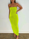 Luna Backless Long Tube Dress