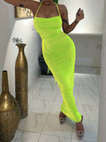 Luna Backless Long Tube Dress