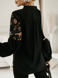 Luna Women's Lace Patchwork Shirt