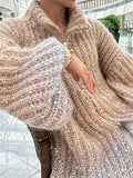 Luna Sequined Cardigan Sweater
