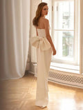 Luna White Tube Top Slim Dress