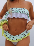 Luna Strapless Split Bikini