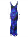 Luna Floral Top Maxi Skirt Set