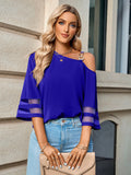 Luna One Shoulder Biz Blouse