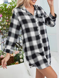 Luna Loungewear Plaid Shirt