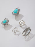Luna Drip Oil Five 5 Ring Set