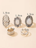 Luna Drip Oil Five 5 Ring Set