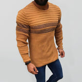 Luna Men's Stripe Trim Sweater