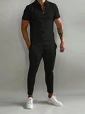 Luna Men's Polo Shirt Trousers Set