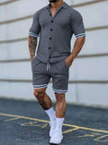 Luna Men's Shirt Shorts Set