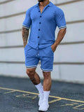 Luna Men's Shirt Shorts Set