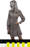 Luna Lapel Shirt Dress