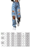 Luna Ripped Women's Denim Trousers
