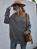 Luna Statement Cold Shoulder Sweater
