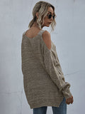 Luna Statement Cold Shoulder Sweater